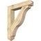 Ekena Millwork Funston Arts and Crafts Rough Sawn Bracket w/ Offset Brace, Douglas Fir, 8"W x 42"D x 48"H BKT0806X42X48FST03RDF - alternate 1